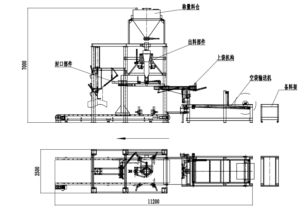 全自動噸袋包裝秤，全自動噸袋包裝機(jī)，全自動大袋包裝秤